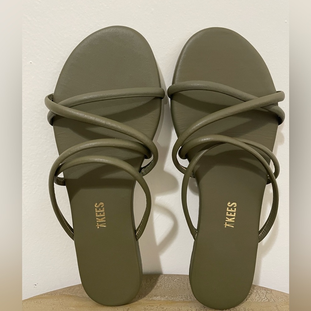 TKEES Olive Green Sandals